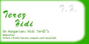 terez hidi business card